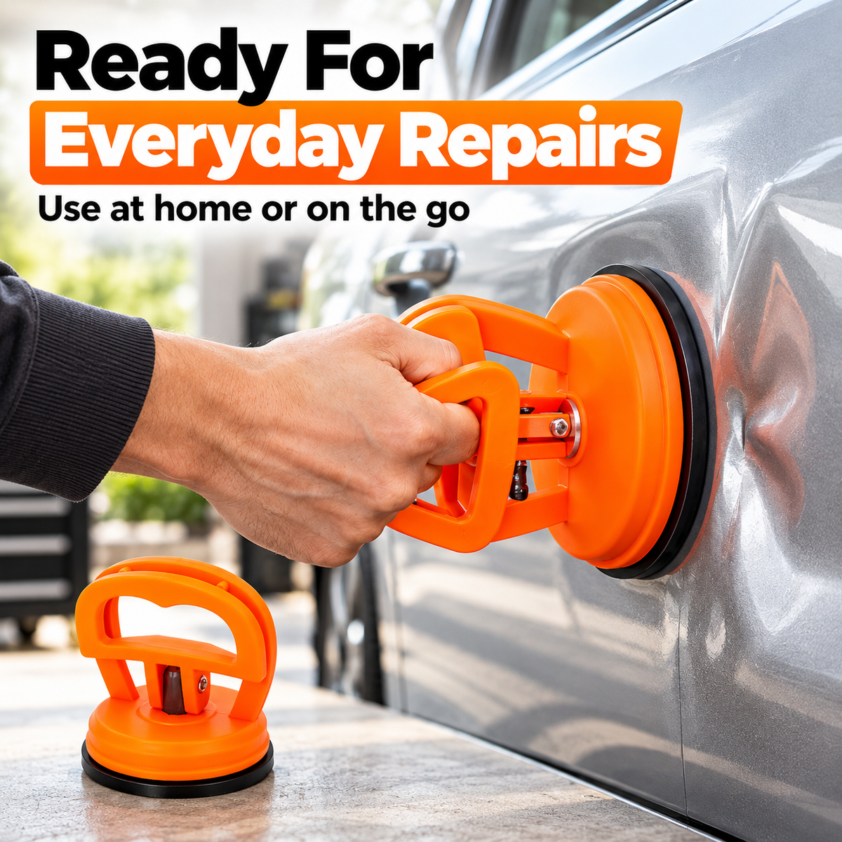 🛠️Heavy-Duty Suction Cup Dent Puller – Suitable for Car Dent Repair, Tiles, Ceilings, and Removing Mobile Phone Screens
