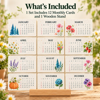 2027 Plantable Seed Calendar – A Calendar That Blooms After You Use It 🌱