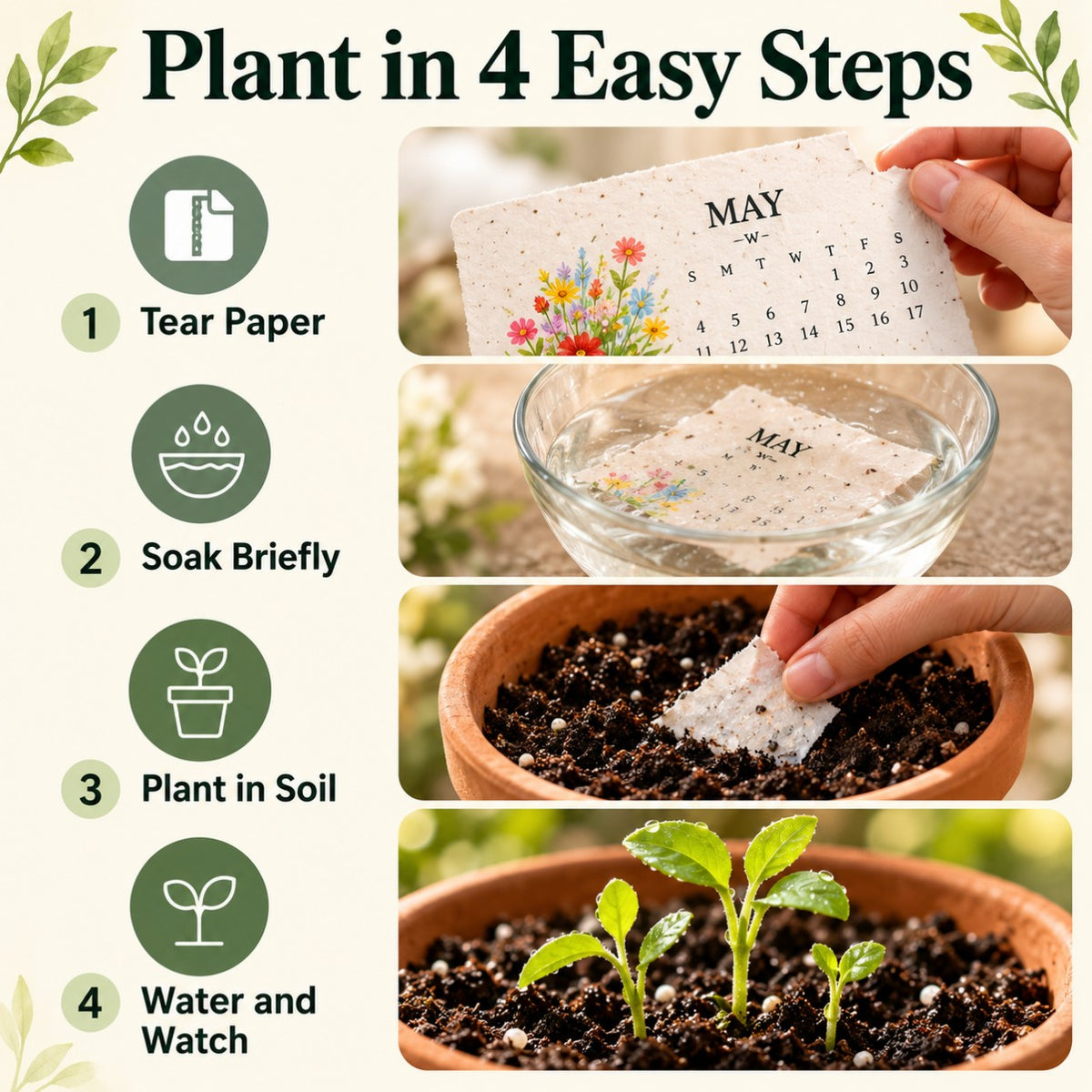 2027 Plantable Seed Calendar – A Calendar That Blooms After You Use It 🌱