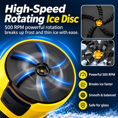 Rechargeable Electric Ice Scraper – Fast & Easy Windshield Ice Removal