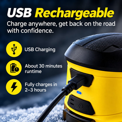 Rechargeable Electric Ice Scraper – Fast & Easy Windshield Ice Removal