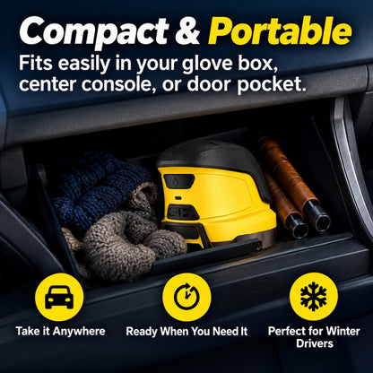 Rechargeable Electric Ice Scraper – Fast & Easy Windshield Ice Removal