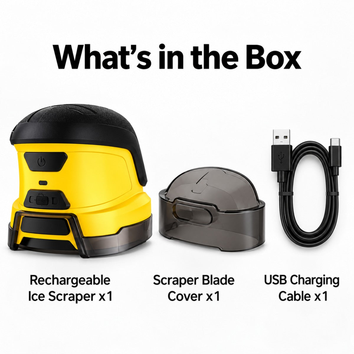Rechargeable Electric Ice Scraper – Fast & Easy Windshield Ice Removal