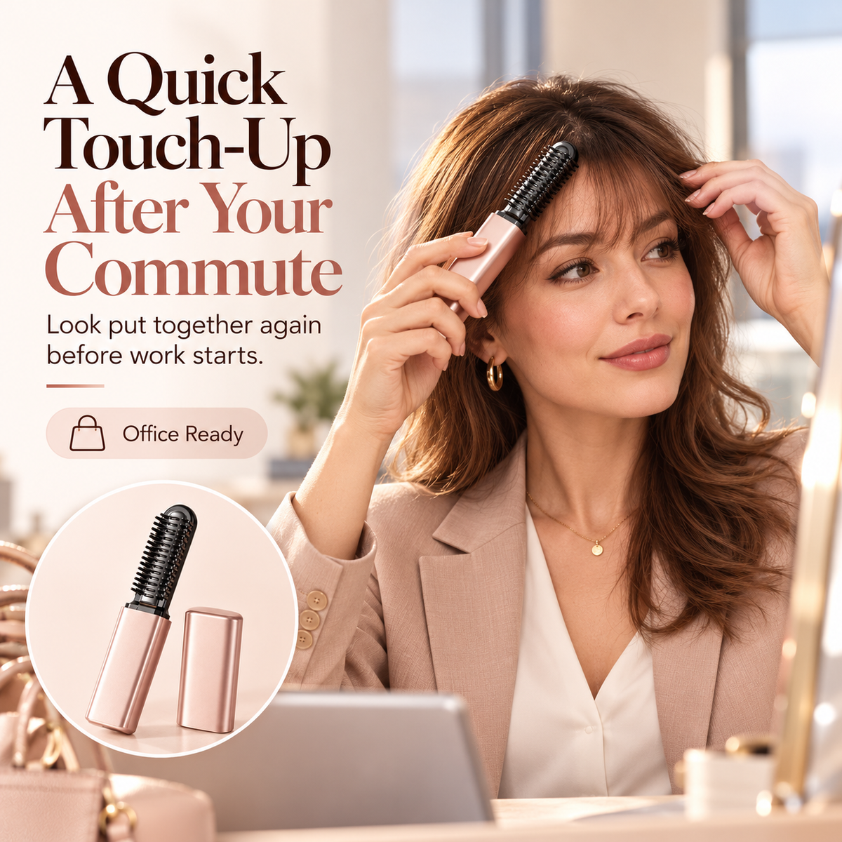 Mini Cordless Heated Styling Comb