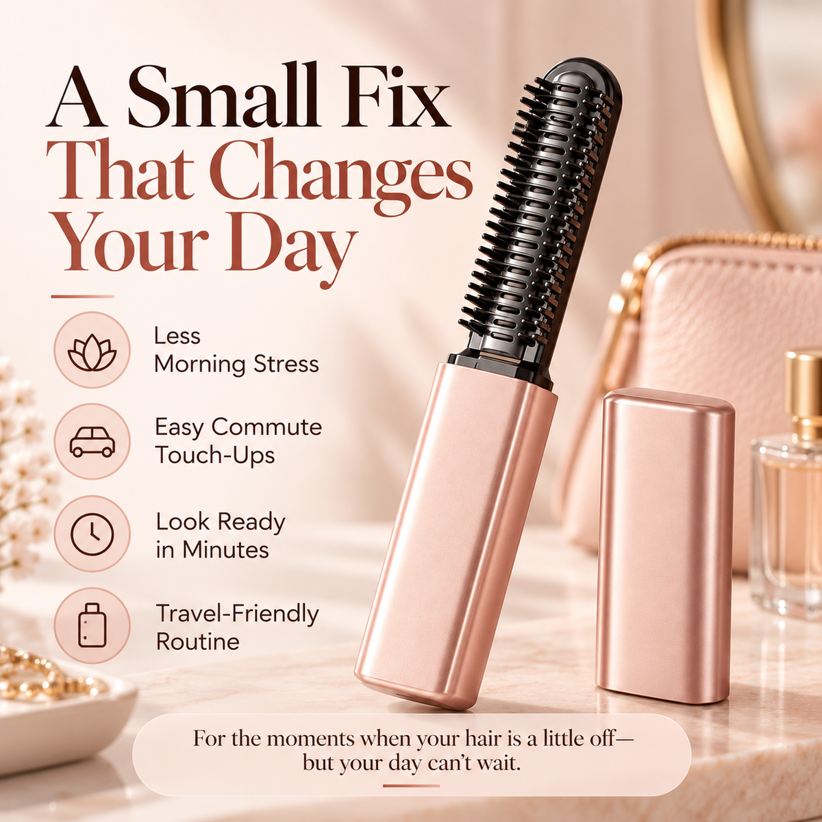 Mini Cordless Heated Styling Comb