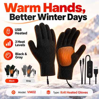 USB Heated Winter Gloves