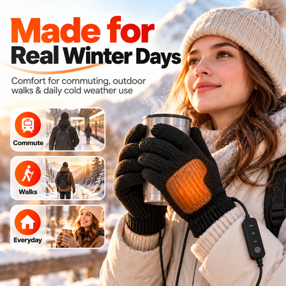 USB Heated Winter Gloves