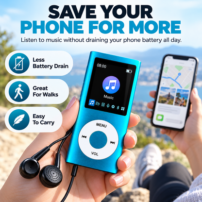 Retro Portable MP3 Music Player