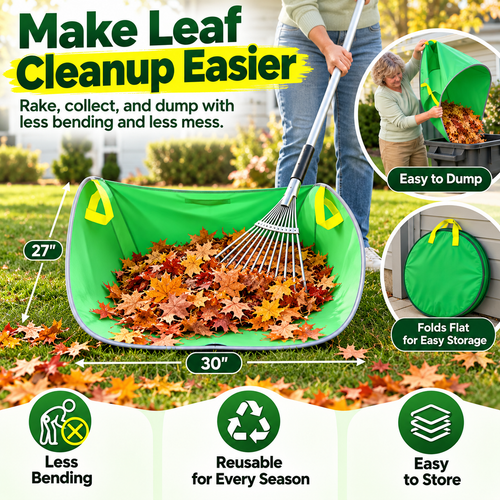 Garden Leaf Collection Tent