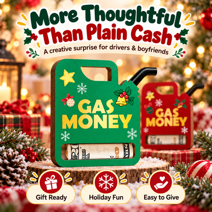 Gas Money Wooden Money Holder Box Set