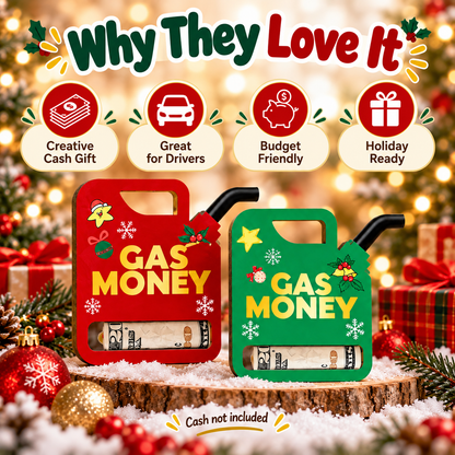 Gas Money Wooden Money Holder Box Set