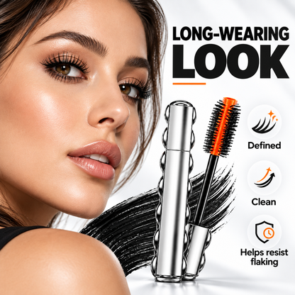 ✨ Dual-Material Mascara – Volumizing, Lengthening & Lash-Defining Formula