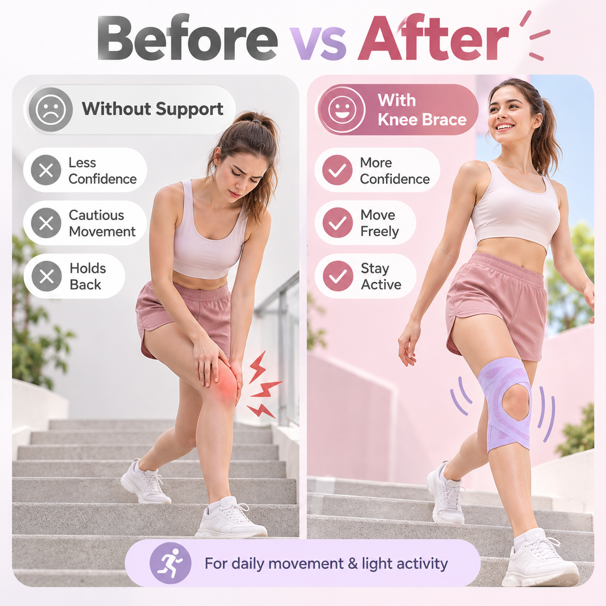 Adjustable Knee Support Brace