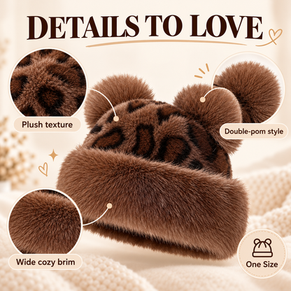 🧸 Retro Plush Winter Hat – Cozy Cold-Weather Style with Vintage Charm ❄️