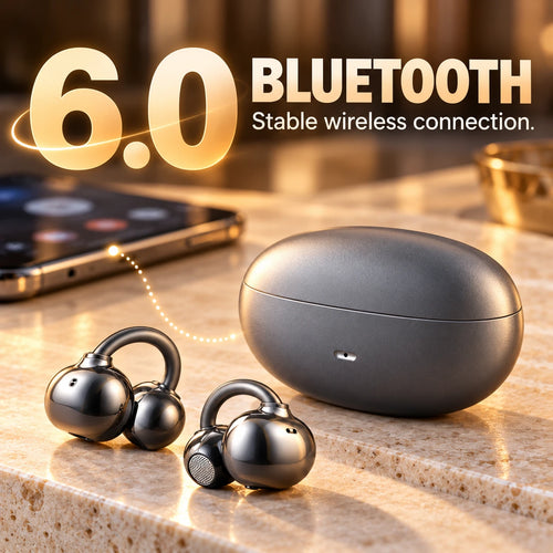 Open-Ear Clip Earbuds 🎧 Comfortable Fit & Bluetooth 6.0 | ZavrlyNia