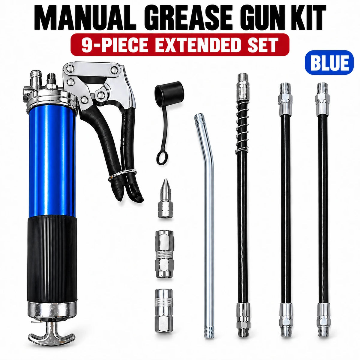 High-Pressure Pistol-Grip Grease Gun (Effort-Saving Design)