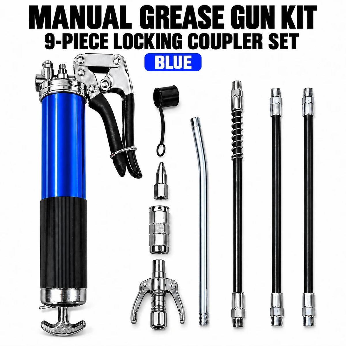 High-Pressure Pistol-Grip Grease Gun (Effort-Saving Design)