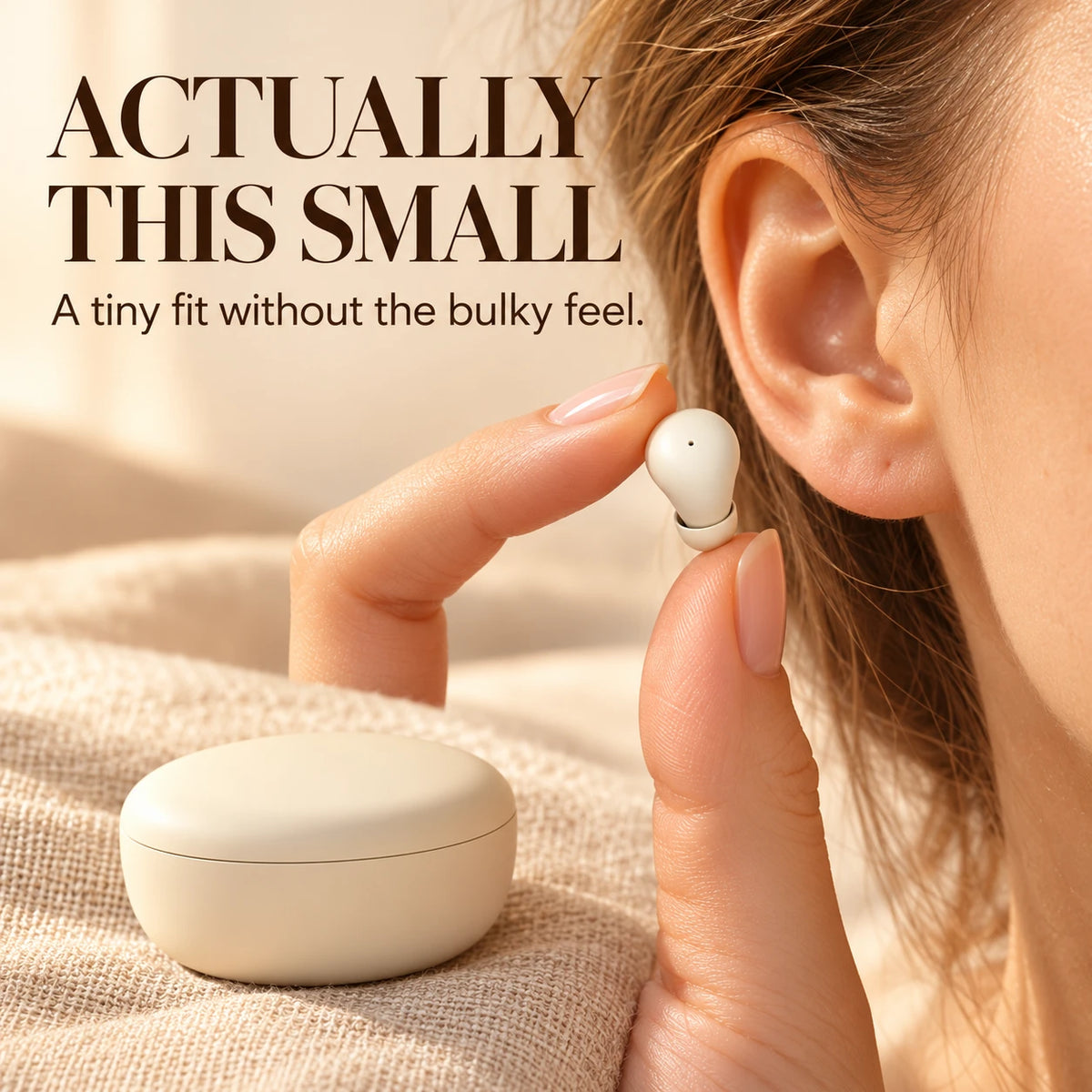 😴 Mini Sleep Earbuds | Sleep Smaller. Listen Better.
