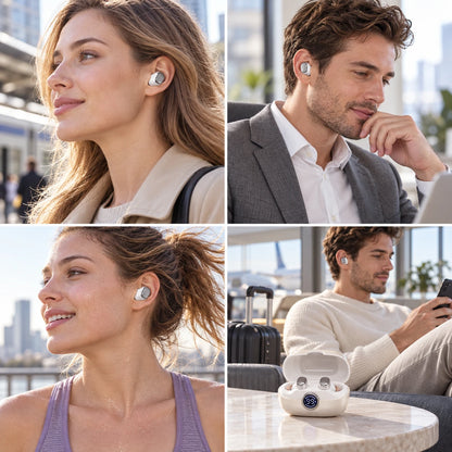 🎧 Small Buds, Big Everyday Sound | MS105 Wireless Earbuds with Clear Calls & Bluetooth 6.0