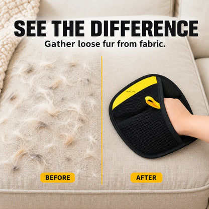 Reusable Pet Hair Remover Mitt 🐾 Quick Fur Cleanup for Sofas
