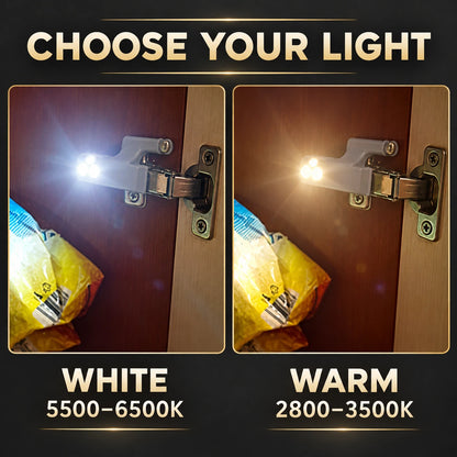 ✨ Open & Glow | Automatic 3-LED Cabinet Hinge Light