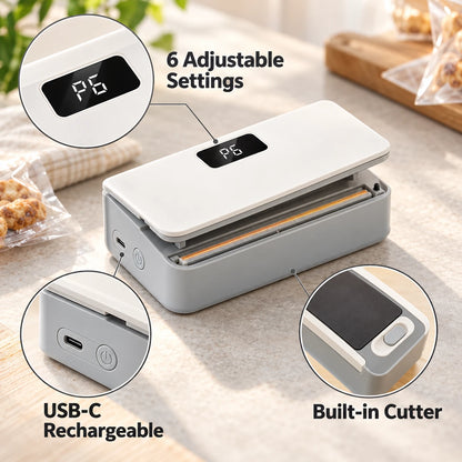 Rechargeable Bag Sealer ✨ Reseal Snacks with Ease