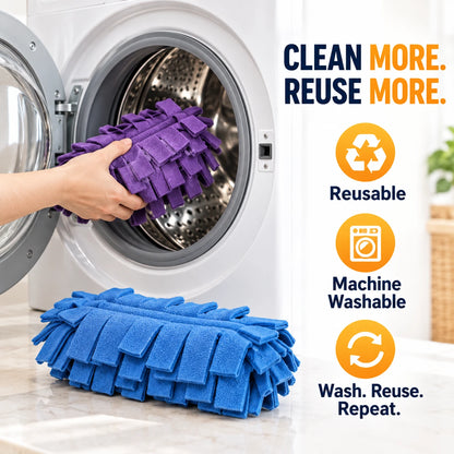 ✨ Reusable Microfiber Duster Refills, 6-Pack | Wash & Reuse
