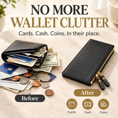 RFID Long Wallet ✨ Organize More with 15 Card Slots