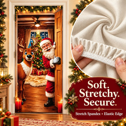 Christmas Door Cover 🎄 Instant Holiday Makeover
