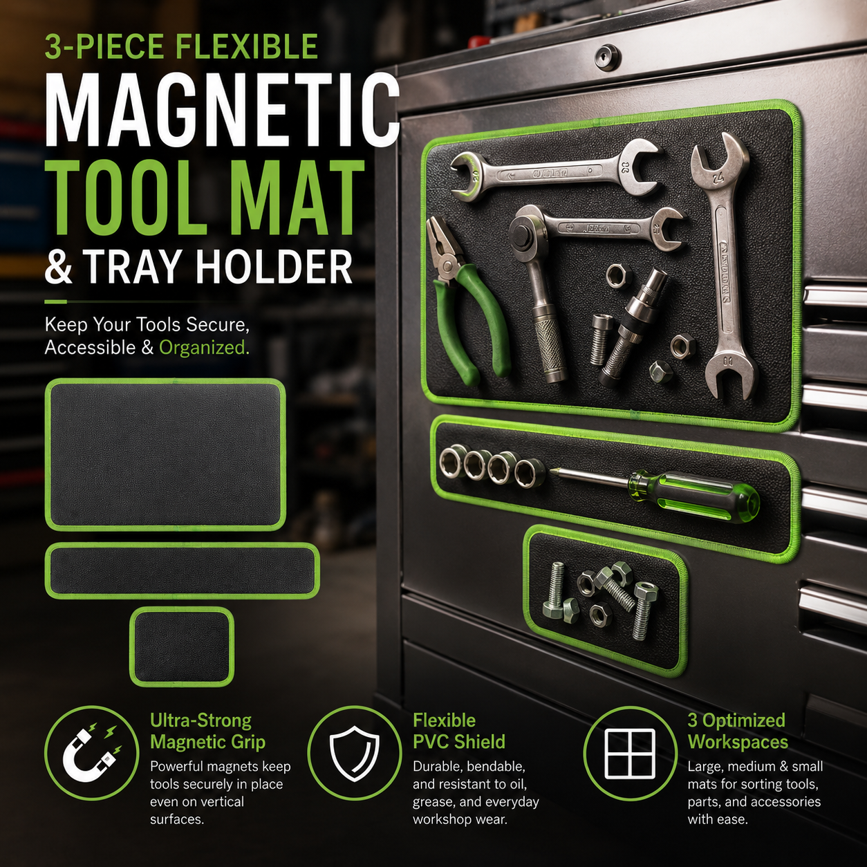 3-piece-flexible-magnetic-tool-mat-tray-holder-3557