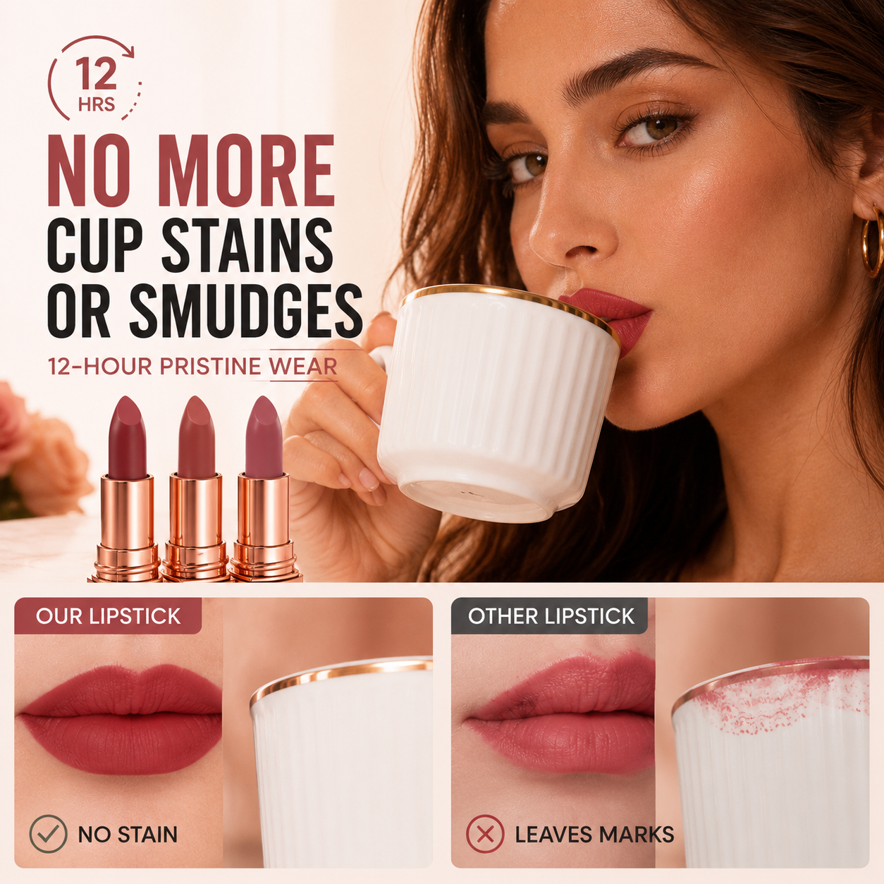 Waterproof Matte Velvet Lipstick