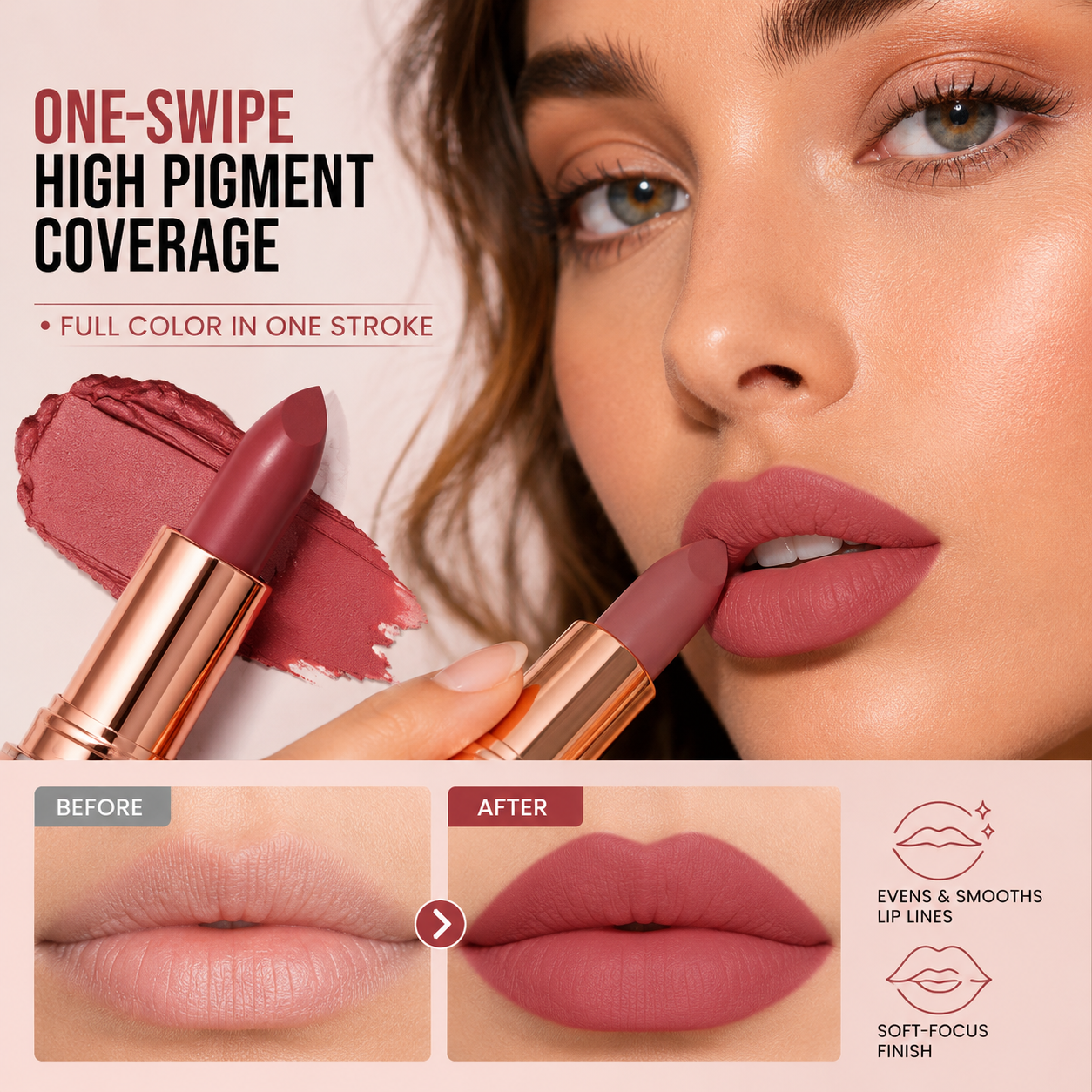 Waterproof Matte Velvet Lipstick
