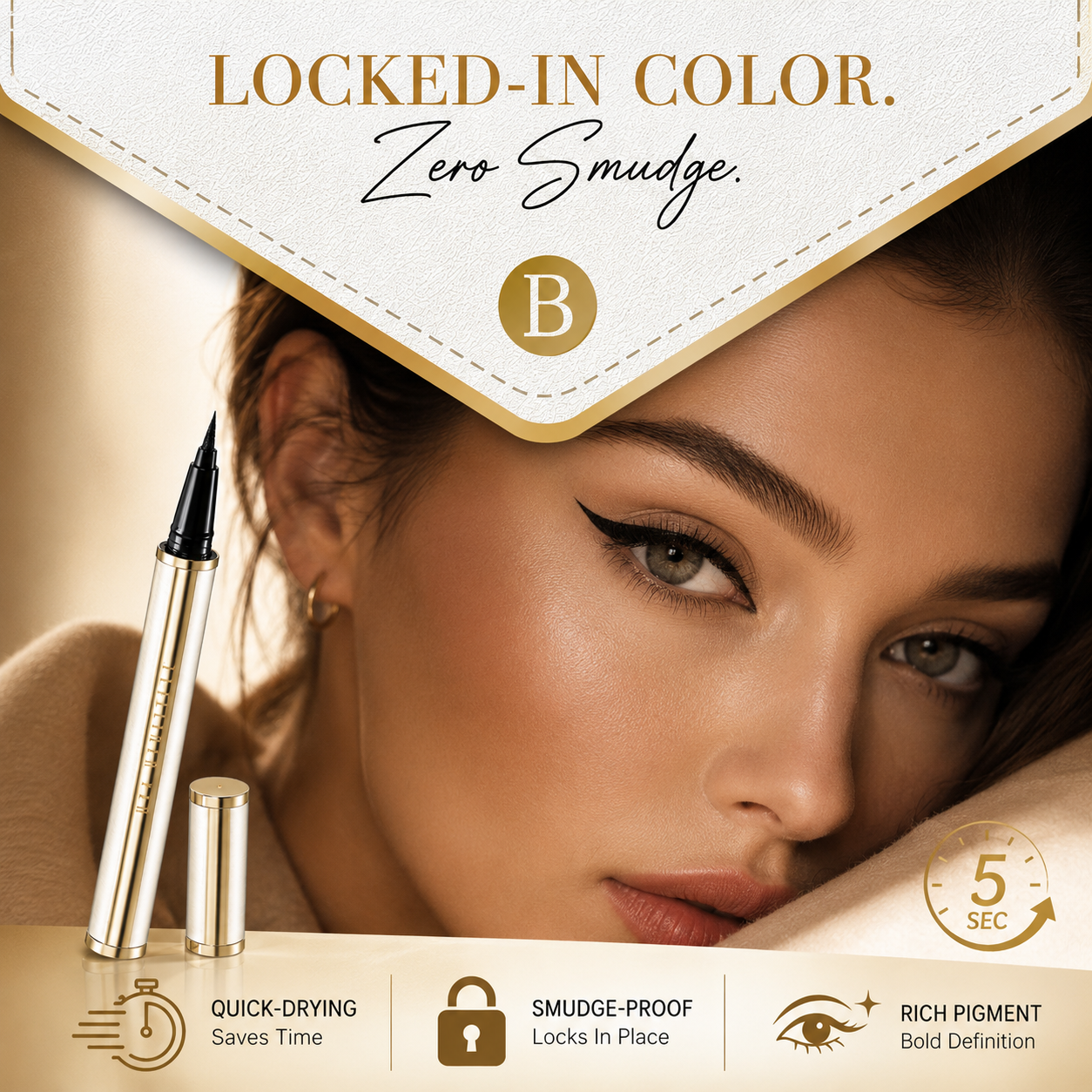 24H Zero-Smudge Lambskin Eyeliner