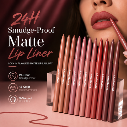 24H Smudge-Proof Matte Lip Liner