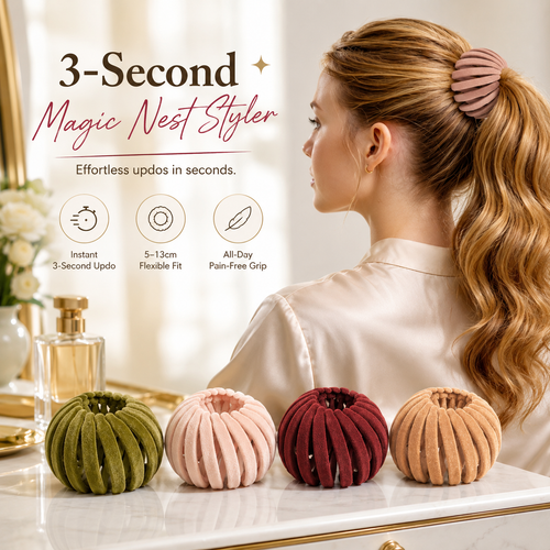 Lazy Girl's 3-Second Magic Nest Styler