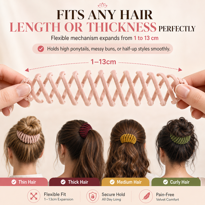 Lazy Girl's 3-Second Magic Nest Styler