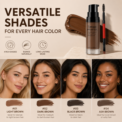 3D Waterproof Long-Lasting Tinted Brow Gel Kit