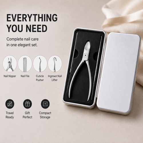 ✂️Professional Heavy-Duty Ingrown Toenail Clippers Set | Stainless Steel