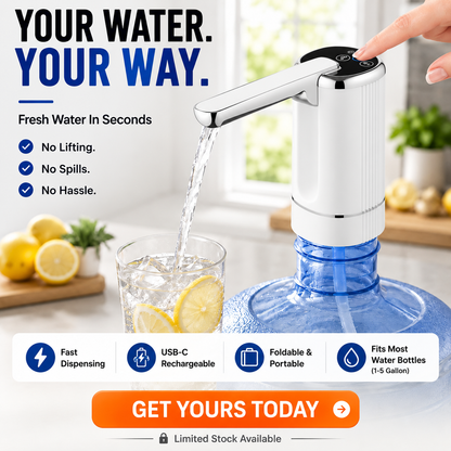 ⚡ The 1-Click Foldable Water Pump (Must-Have!) 💧