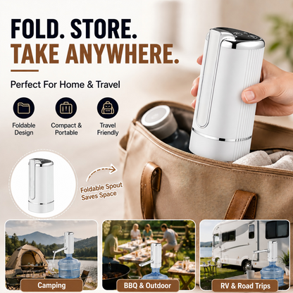 ⚡ The 1-Click Foldable Water Pump (Must-Have!) 💧