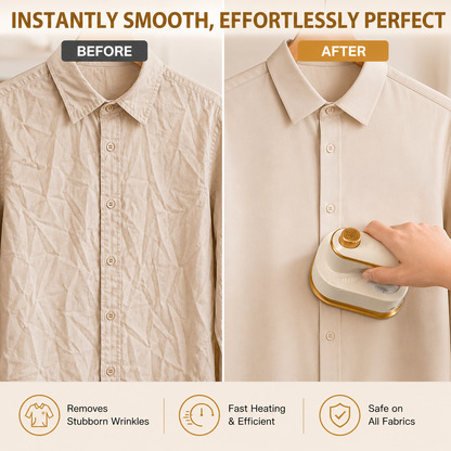 👔 CreaseGone Instant Handheld Clothes Steamer