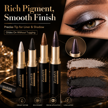 🖤 2-Pcs Waterproof Gel Eyeliner Set ✨