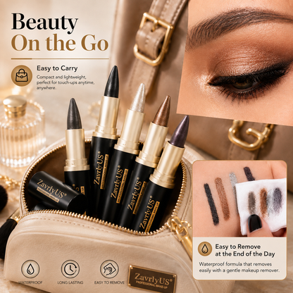 🖤 2-Pcs Waterproof Gel Eyeliner Set ✨