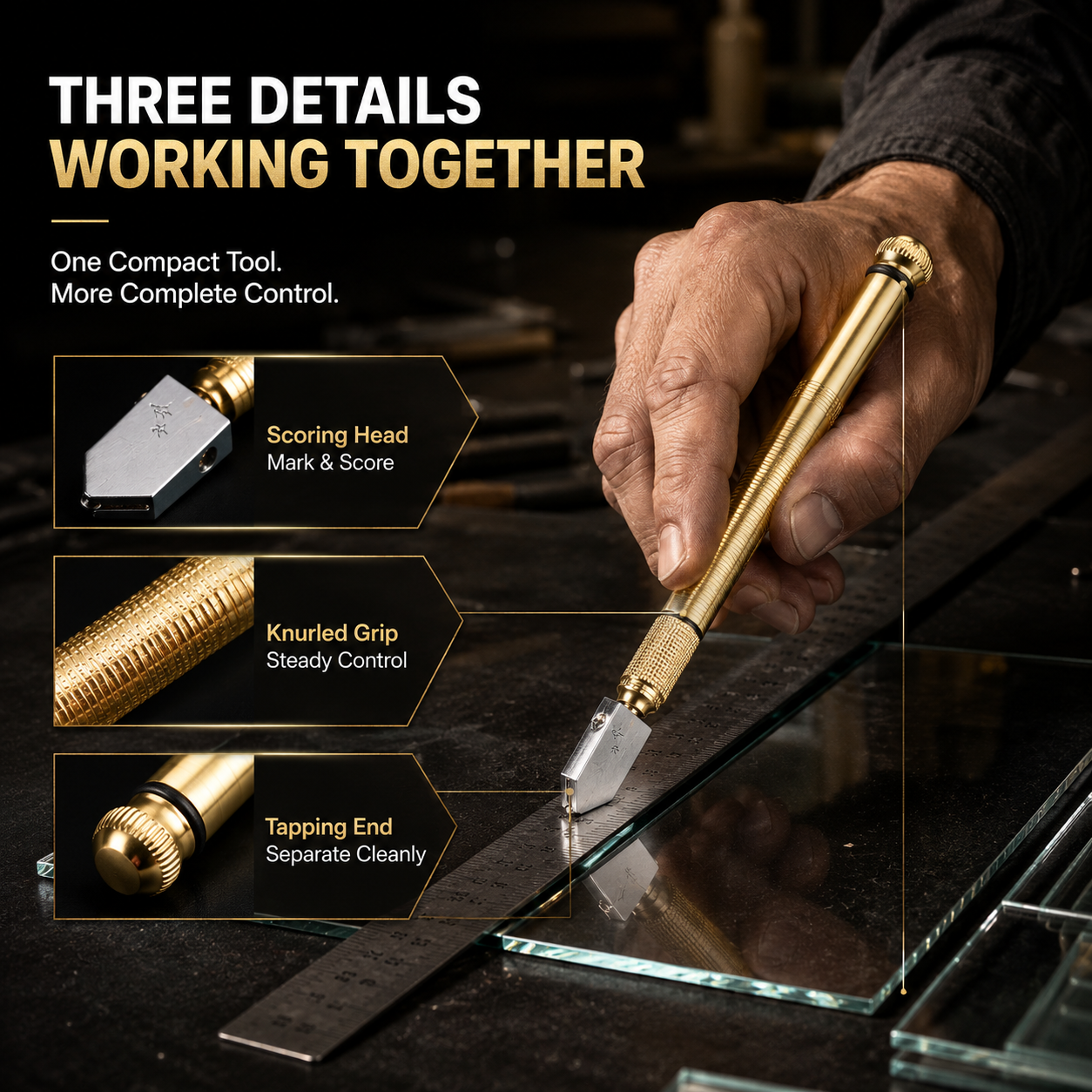 🔧 ScoreCraft Diamond Glass Cutter
