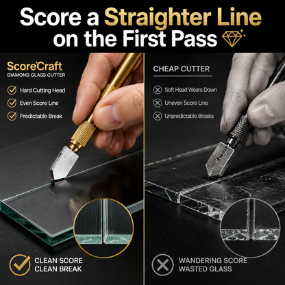 🔧 ScoreCraft Diamond Glass Cutter
