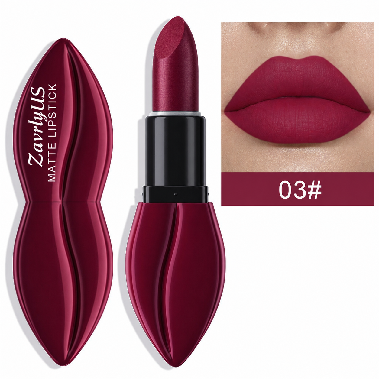 💋Velvet Matte Lipstick – Hydrating, Long-Wear & Transfer-Resistant
