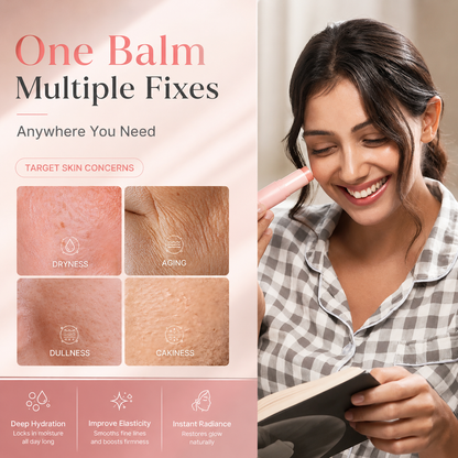 ✨ Korean Salmon Collagen Hydrating & Plumping Multi-Balm Stick