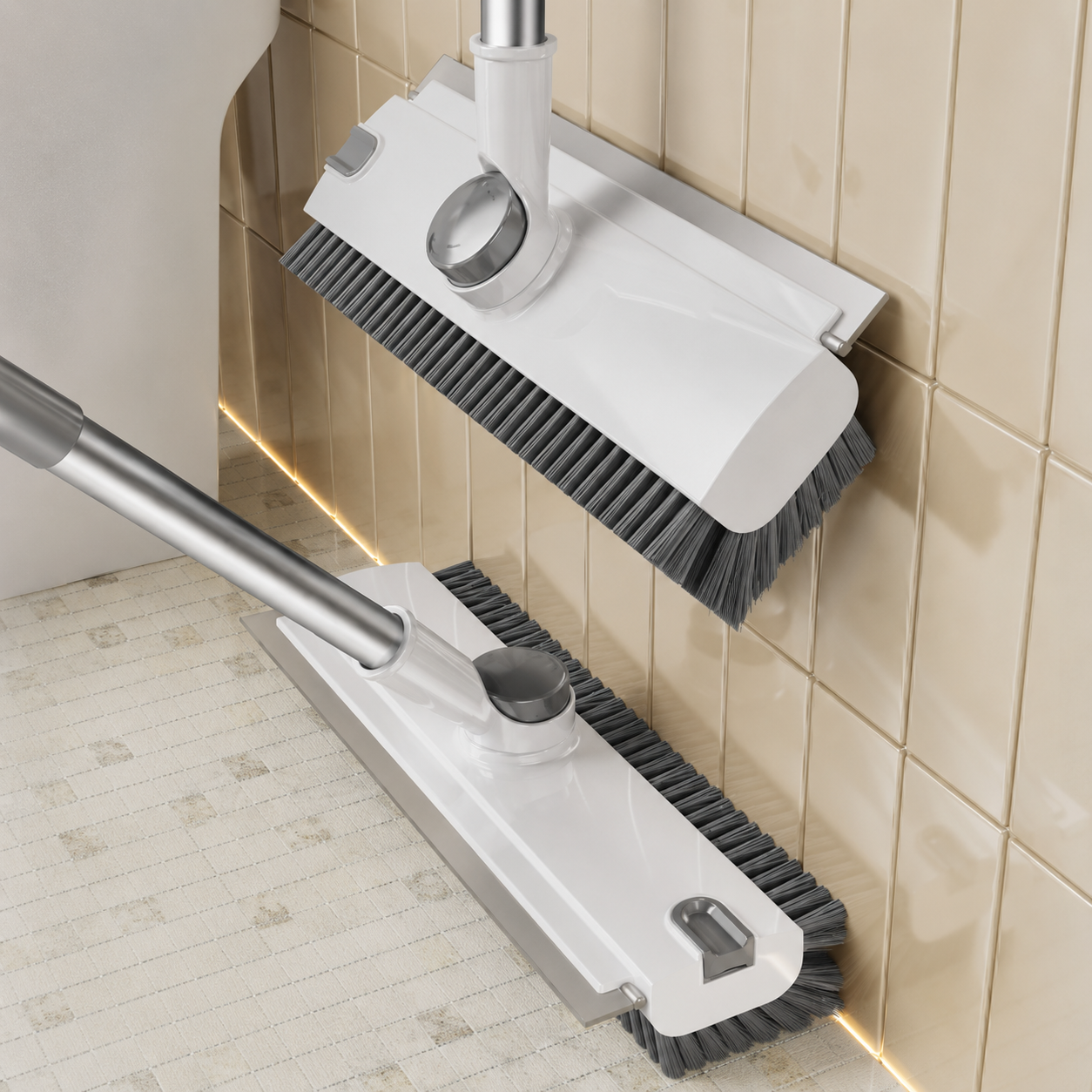 3-in-1 Scrub & Squeegee - Classic White