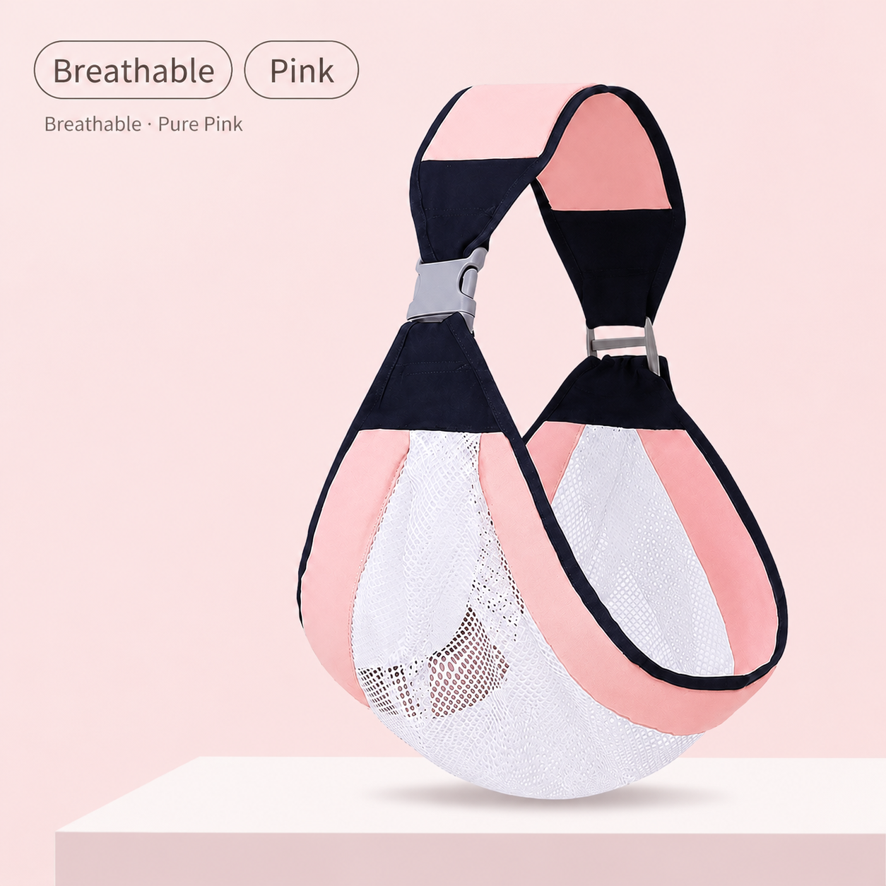 🍼Breathable Mesh Baby Carrier Sling | Adjustable Fit