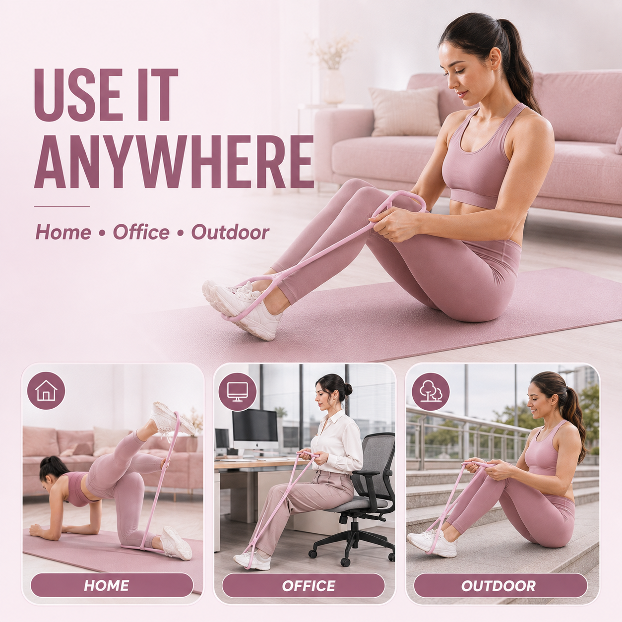 Figure 8 Resistance Band for Home Strength Training